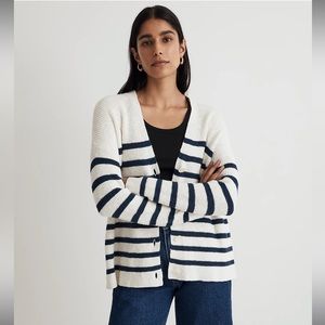 NWT Madewell V-Neck Button-Front Long Cardigan Sweater in Small